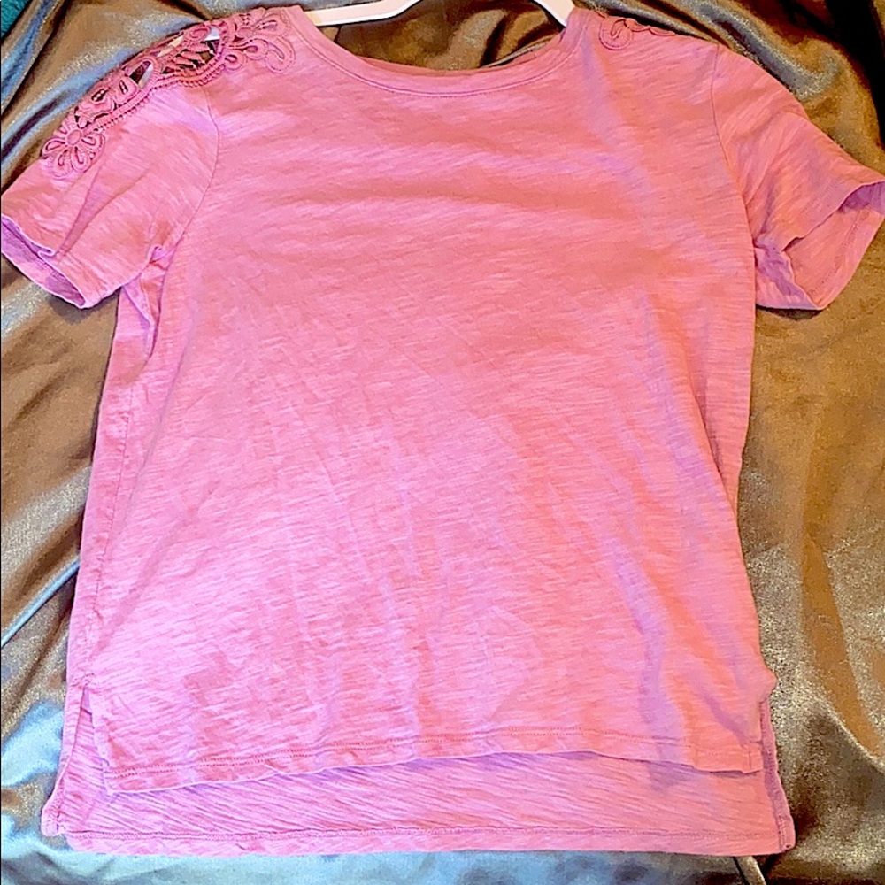 Girls shirt 10/12 purple pink